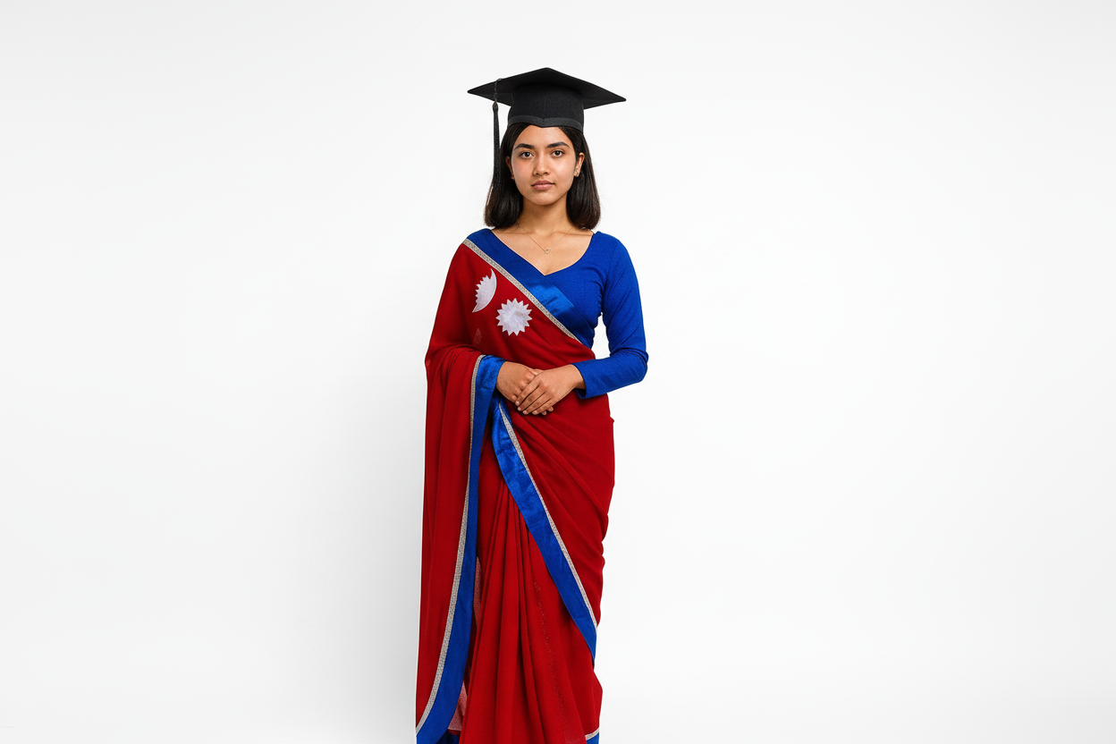 Graduation Saree