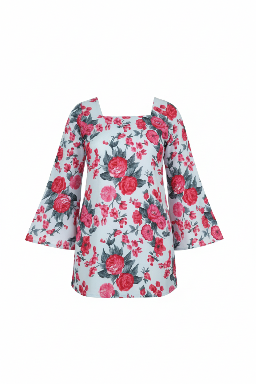 Floral Short Kurti