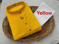 Yellow  chikankari Kurta and pajama