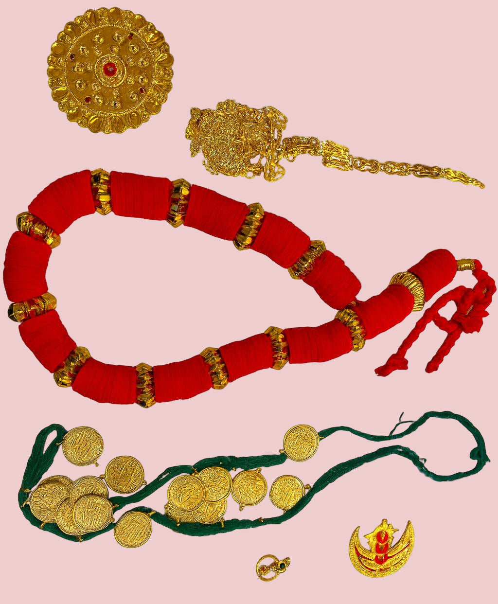 Magar cultural jewellery set
